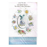 Merveilleuse nouvelle ! Vous avez un nouveau petit-fils ! Carte de félicitations