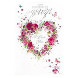 Simon Elvin - Carte « Joyeux anniversaire à ma femme » (paquet de 6)