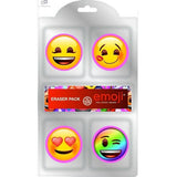 Ensemble de gommes Emoji (paquet de 4)