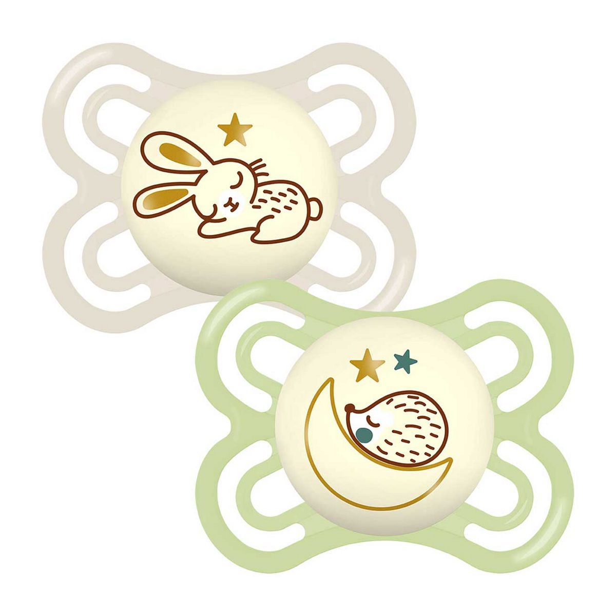 MAM Perfect Night 0+ Month Soother Double Pack