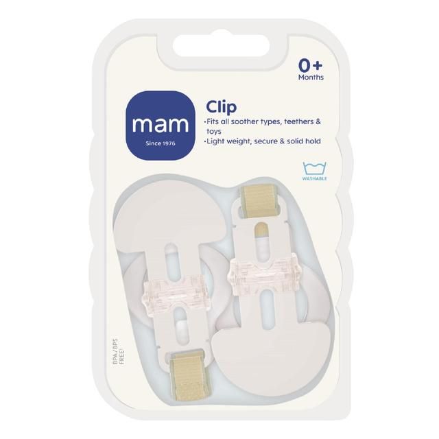 MAM Soother Clip Double Pack - Unisex 2 per pack