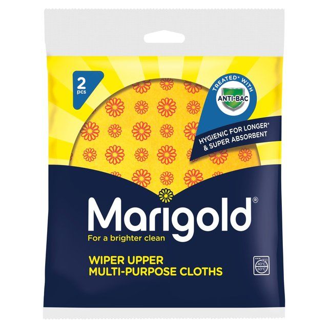 Marigold Wiper Upper All Purpose Cloths with Microfibre 2 per pack
