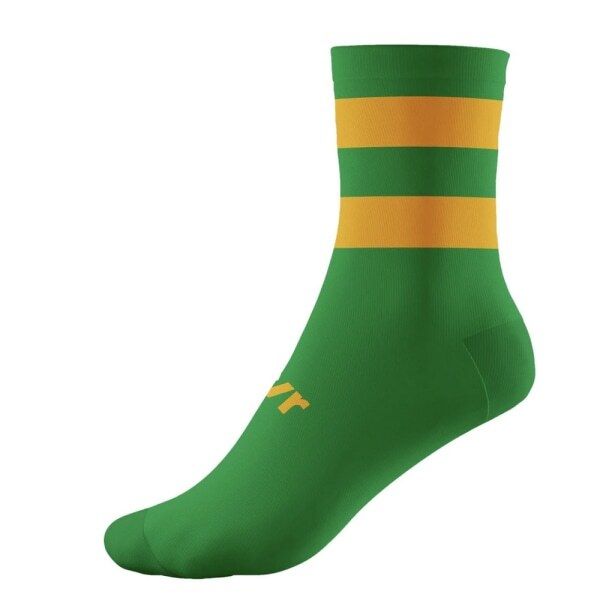 McKeever Adult Pro Hooped Mid Calf Socks (7-11) Green/Gold / 0.20EA