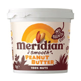 Meridian Natural Crunchy Peanut Butter No Salt 1kg Smooth Peanut Butter