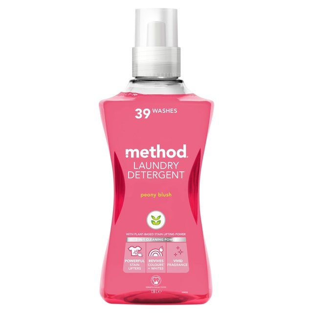 Method Concentrated Laundry Detergent Peony Blush 39 Wash 1.56L