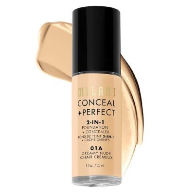 Milani Conceal + Perfect 2-In-1 Foundation 01A Creamy Nude