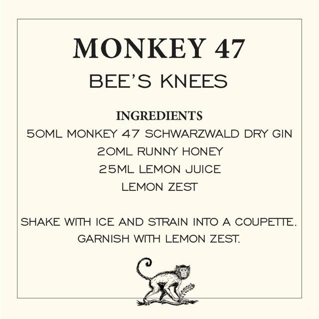 Monkey 47 Schwarzwald Dry Gin 50cl