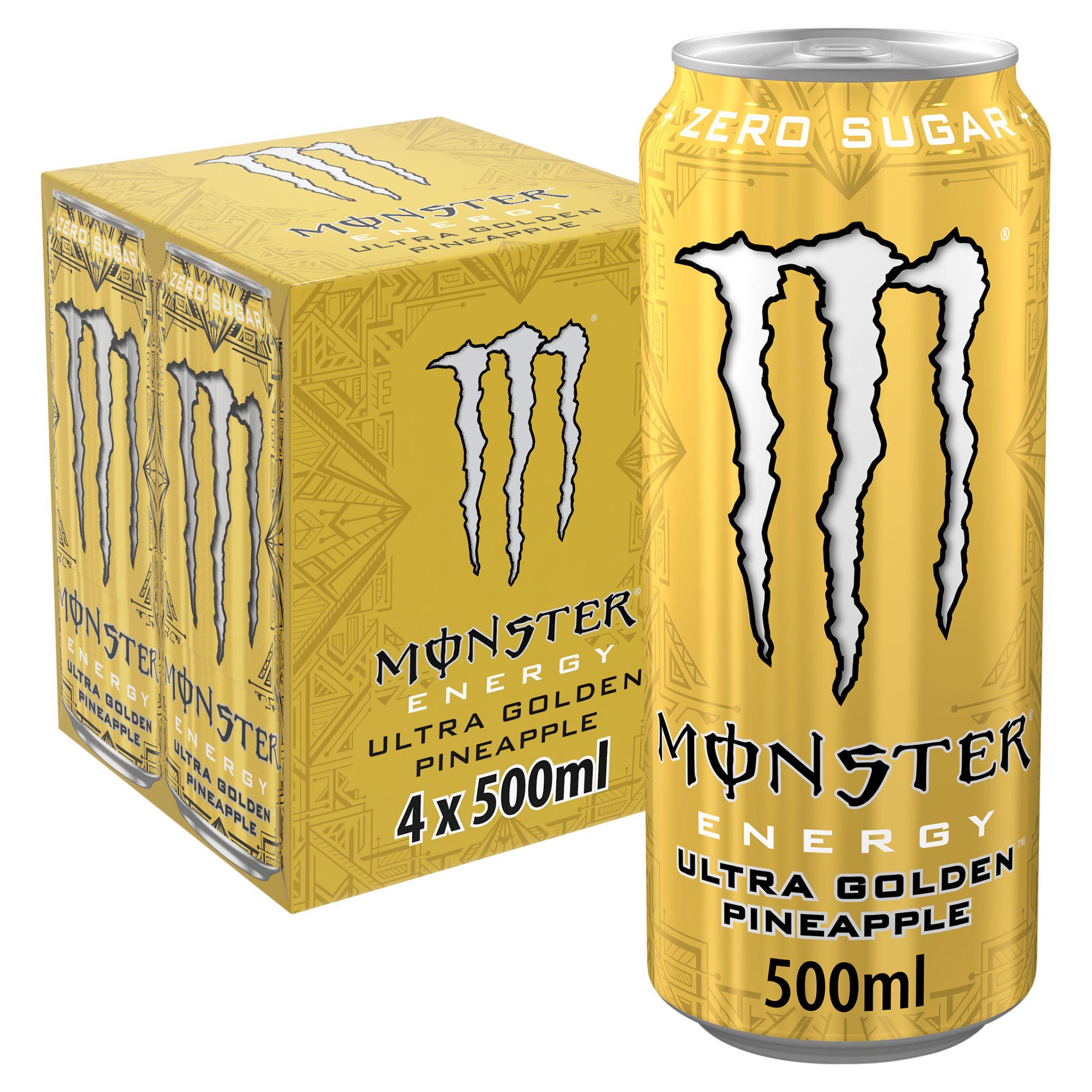 Monster Energy Drink Ultra Gold 4x500ml
