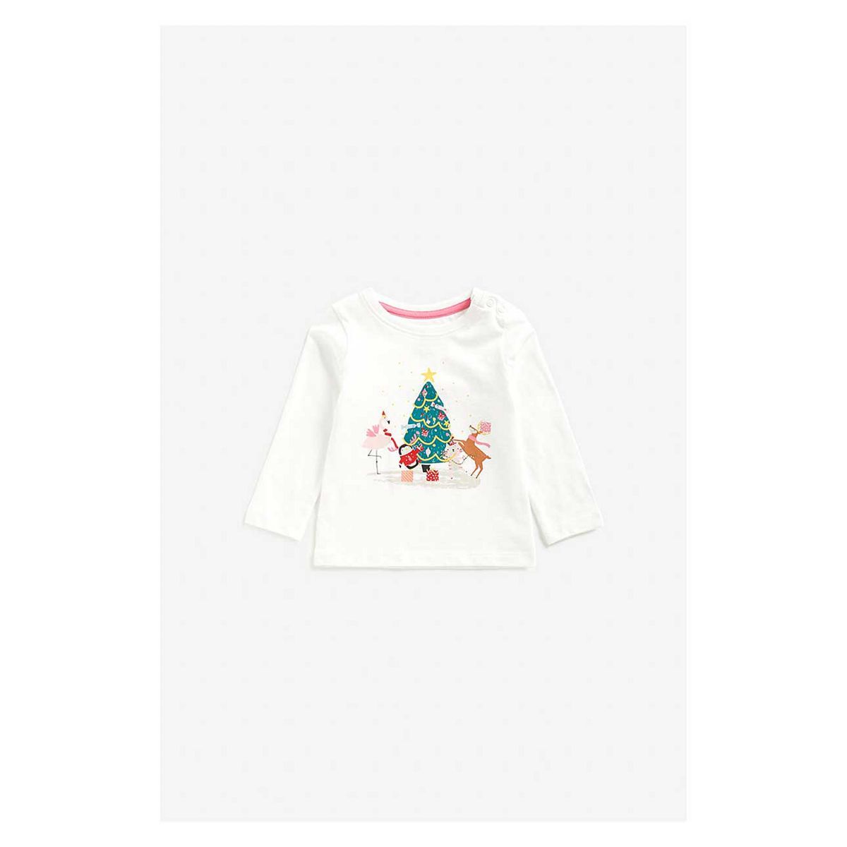 Mothercare Festive Tree Long-Sleeved T-Shirt