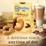 Mulino Bianco Abbracci Biscuits with Chocolate and Fresh Cream 350g