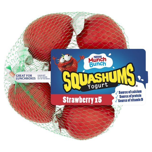 Munch Bunch Strawberry Squashums 5 x 60g
