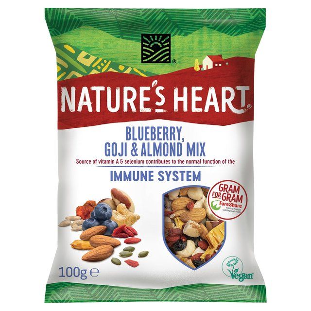 Nature's Heart Blueberry Goji & Almond Immune System Mix 100g