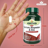 Natures Aid Calcium Magnesium & Zinc Supplement Tablets 90 per pack