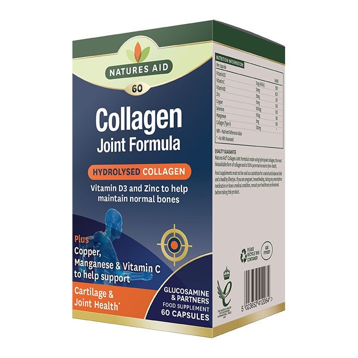 Natures Aid Collagen Joint Formula 60 Capsules