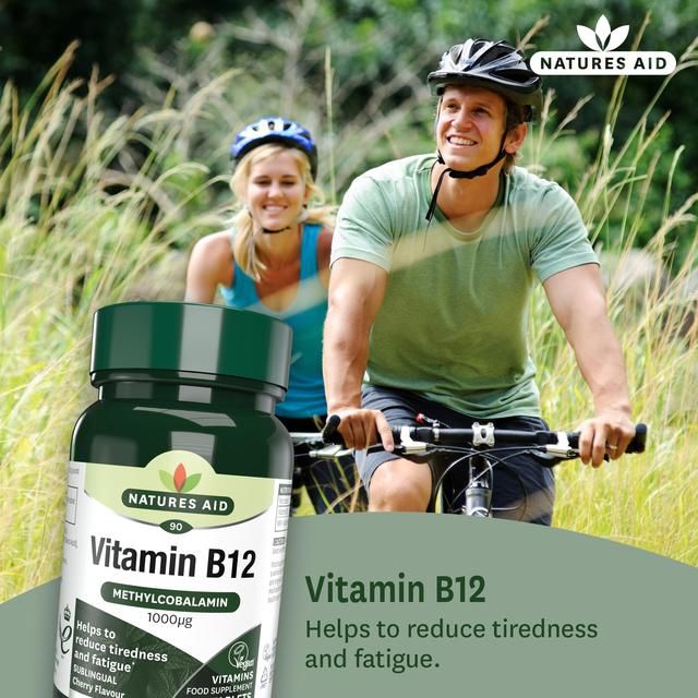 Natures Aid Vitamin B12 Supplement Tablets 1000ug 90 per pack