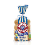 New York Bakery Co. Gluten Free Plain Bagels 288g