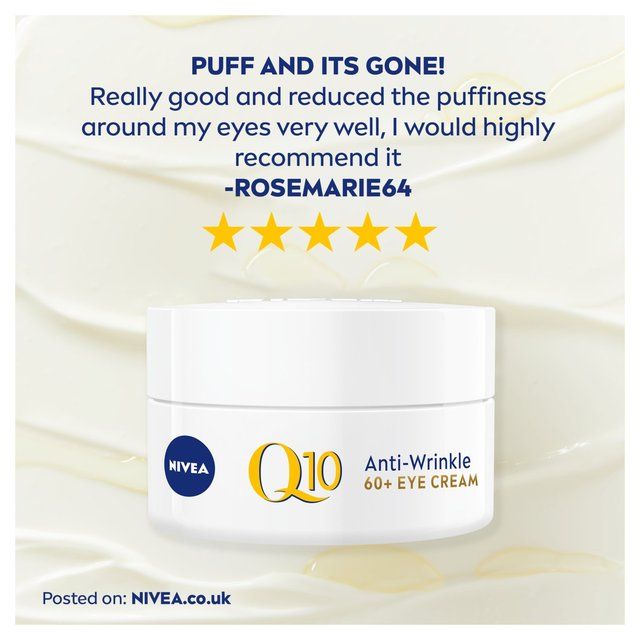 NIVEA Q10 Anti Wrinkle 60+ Eye Cream 15ml