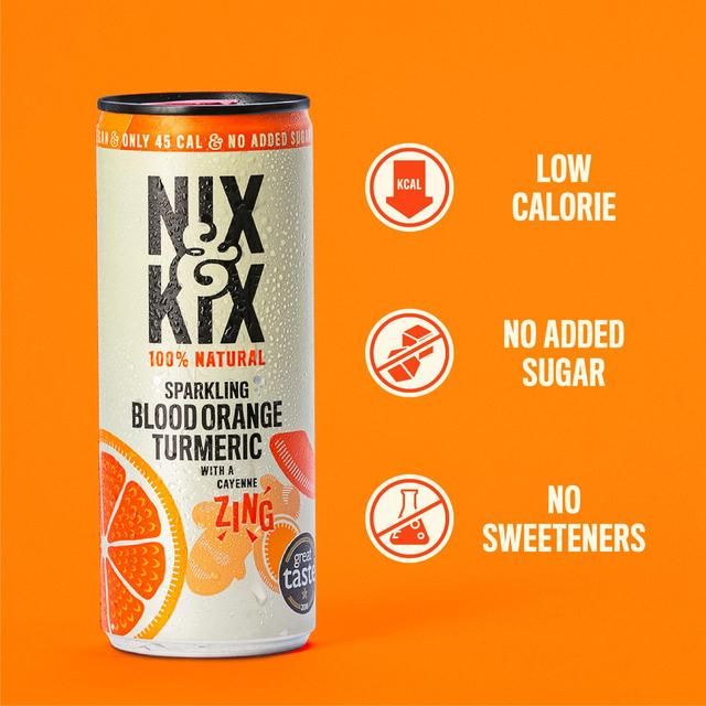 Nix & Kix Blood Orange & Turmeric 250ml