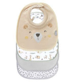 Nuby 4 Pack Snug & Dry Organic Bibs