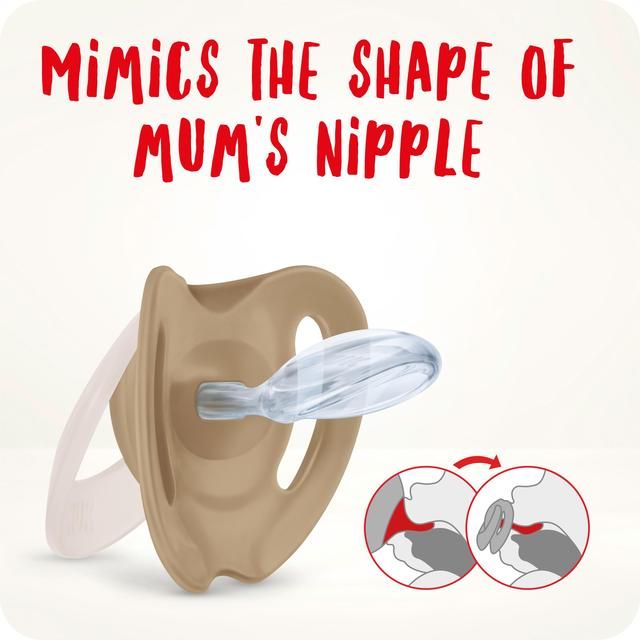 NUK Star Soother 0-6m Blue 2 Pack 2 per pack