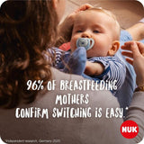 NUK Star Soother 6-18m Red & Yellow 2 Pack 2 per pack