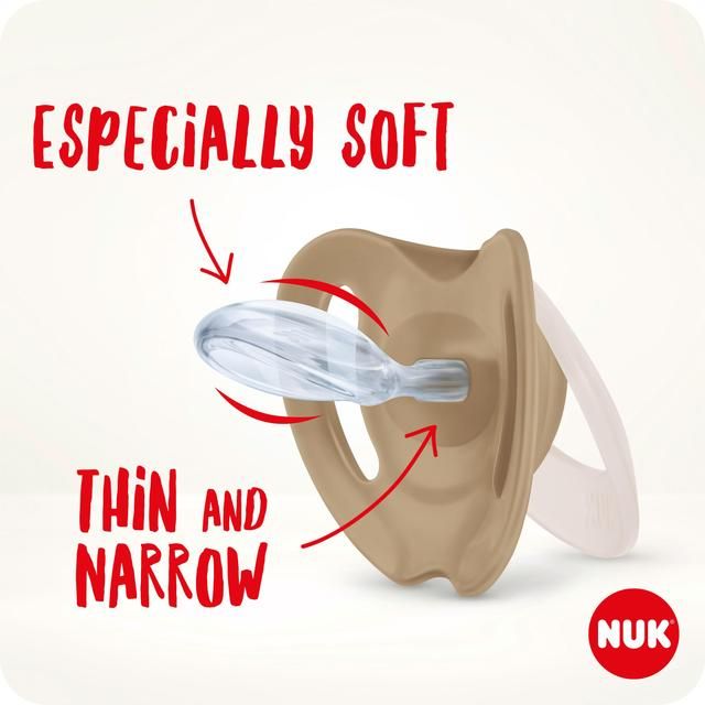 NUK Star Soother 6-18m Red & Yellow 2 Pack 2 per pack
