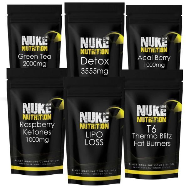 Nuke Nutrition Hair & Skin Care Tablets - Bundle