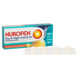 Nurofen Day/Night Cold & Flu Pain Relief Ibuprofen Tabs 16s