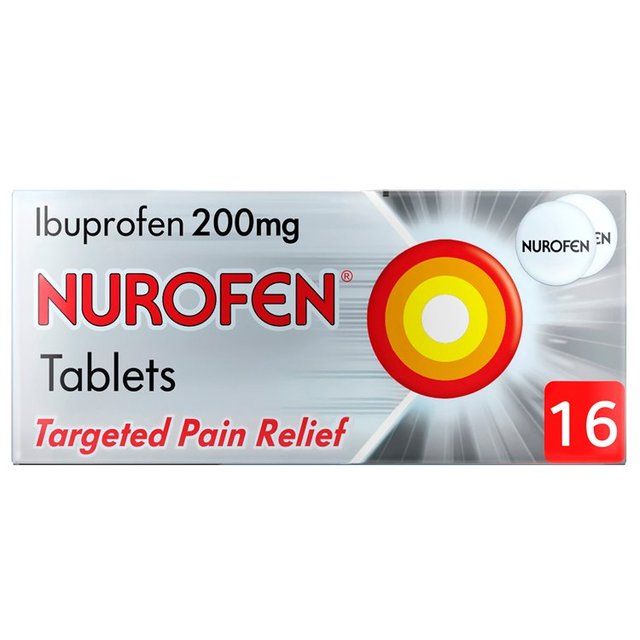 Nurofen Targeted Pain Relief Ibuprofen 200mg Tablets 16 per pack