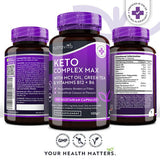 Nutravita Keto Complex Max - 120 Vegetarian Capsules