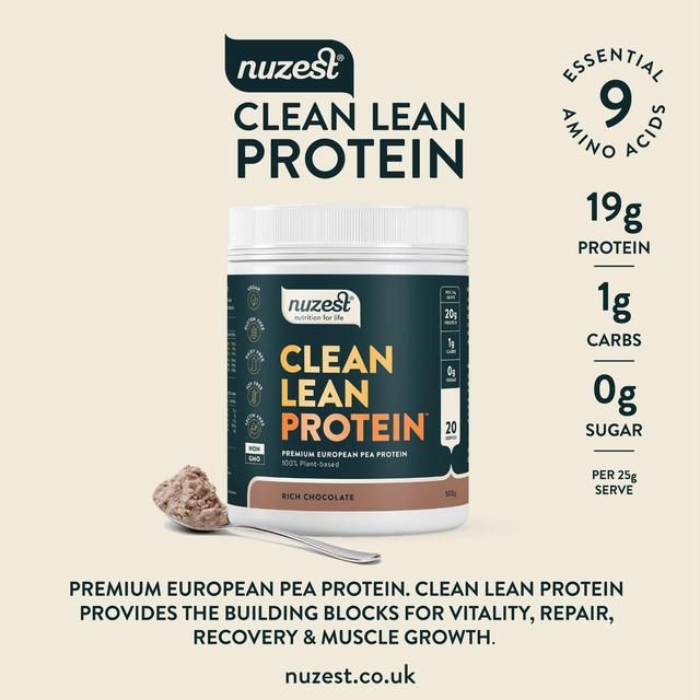Nuzest Rich Chocolate Clean Lean Protein Powder 500g