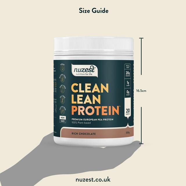 Nuzest Rich Chocolate Clean Lean Protein Powder 500g