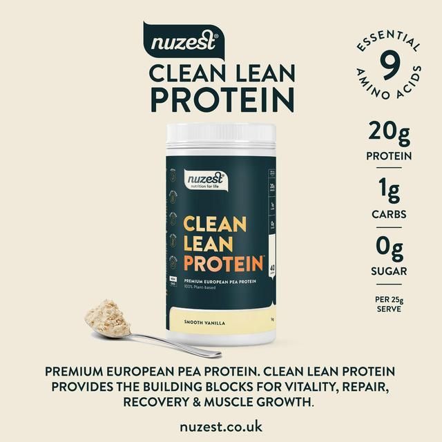 Nuzest Smooth Vanilla Clean Lean Protein Powder 1kg