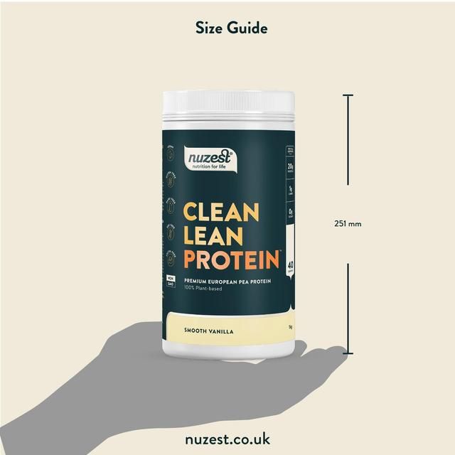 Nuzest Smooth Vanilla Clean Lean Protein Powder 1kg