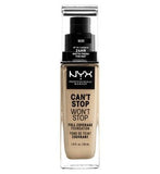 NYX Professional Makeup, Can't Stop Won't Stop Full Coverage Foundation Nude