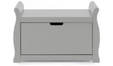 Obaby Kids Stamford Sleigh Toy Box - Warm Grey