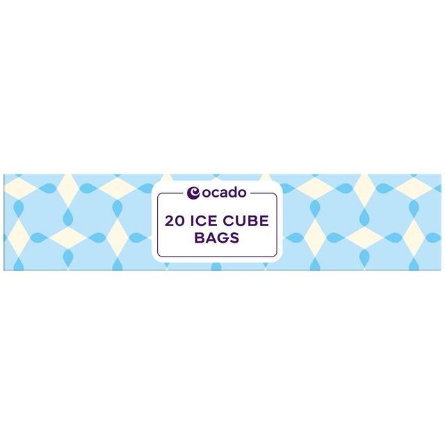 Ocado Ice Cube Bags 20 per pack