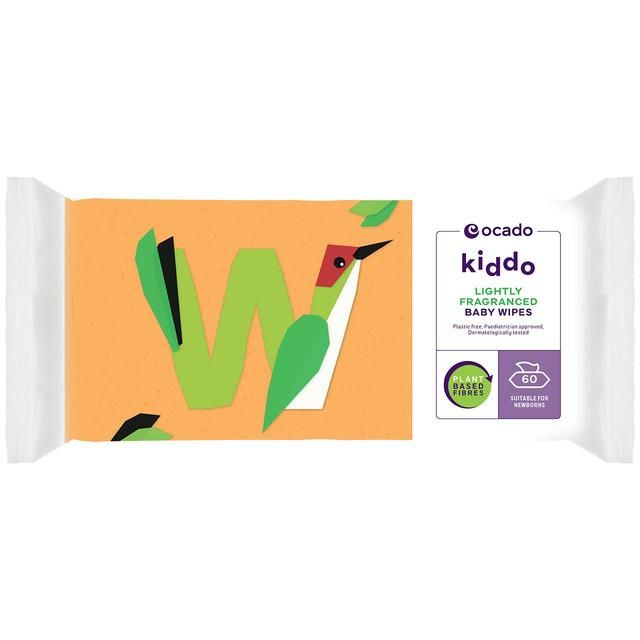 Ocado Kiddo Lightly Fragranced Baby Wipes Multipack 4 x 60 per pack