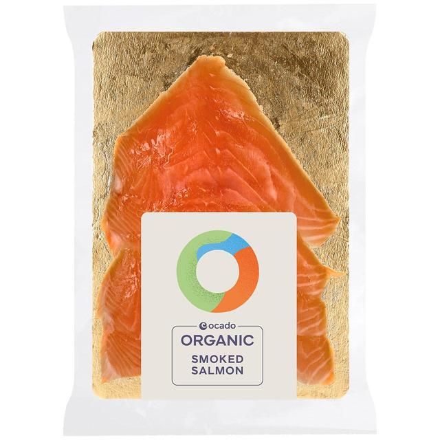 Ocado Organic Oak Smoked Salmon 100g