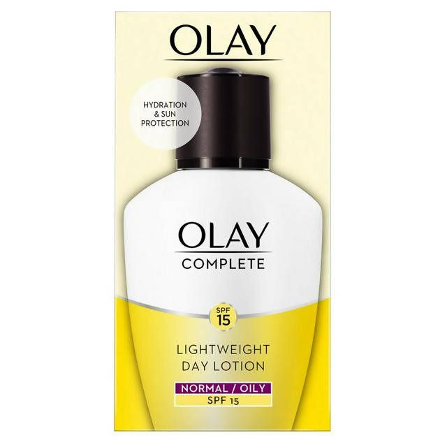 Olay Complete Lightweight 3in1 SPF 15 Moisturiser Day Fluid For Normal Oily Skin 100ml
