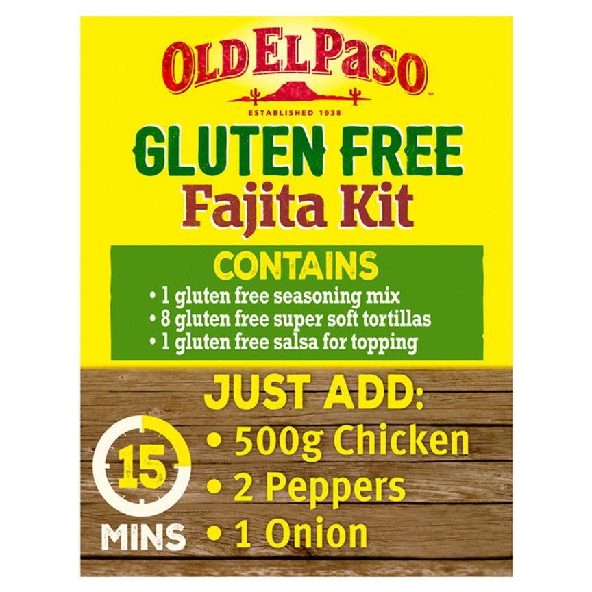 Old El Paso Gluten Free Fajita Kit Smokey BBQ