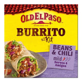 Old El Paso Mexican Beans & Beef Chili Mild Burrito Kit 620g
