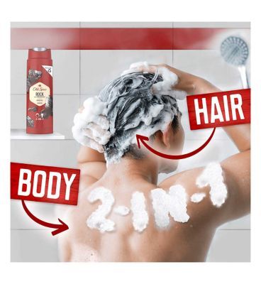 Old Spice Rock + Charcoal Shampoo & Shower Gel 400ml