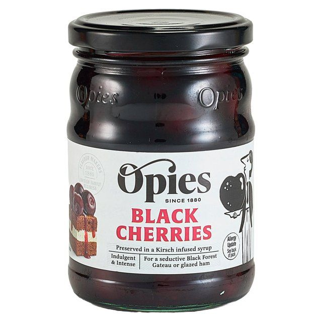 Opies Black Cherries & Kirsch 370g