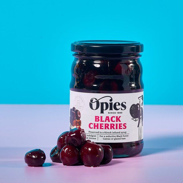 Opies Black Cherries & Kirsch 370g