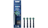 Oral-B Pro Black Electric Toothbrush Heads - 4 Pack