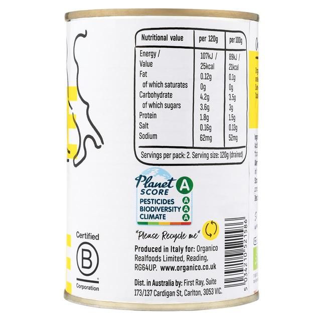 Organico Chopped Tomatoes 400g