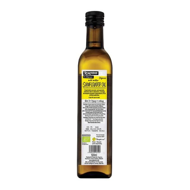 Organico Organic Sunflower Oil 500ml