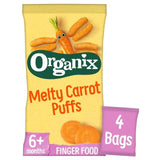Organix Melty Carrot Organic Puffs 6 mths+ Multipack 4 x 18g