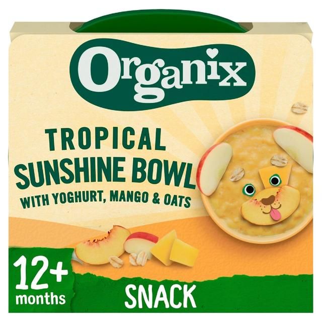 Organix Tropical Sunshine Bowl With Yoghurt Mango & Oats Toddler Food 120g